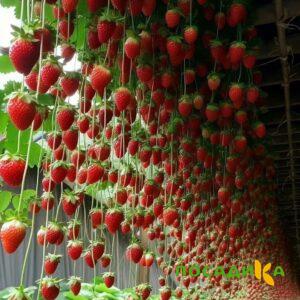Клубника ампельная Анастасия купить по цене от 370р. в интернет-магазине «Посадика» с доставкой почтой в в Копейске и по всей России – [изображение №1].