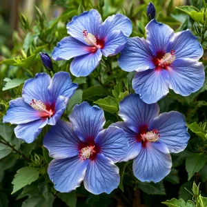 Гибискус садовый Блуминг Квин купить по цене от 259р. в интернет-магазине «Посадика» с доставкой почтой в в Копейске и по всей России – [изображение №1].