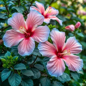 Гибискус садовый Тропикал Сан купить по цене от 293р. в интернет-магазине «Посадика» с доставкой почтой в в Копейске и по всей России – [изображение №1].