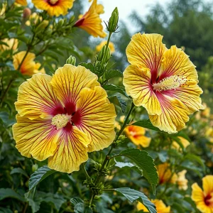 Гибискус Свит Соната купить по цене от 249р. в интернет-магазине «Посадика» с доставкой почтой в в Копейске и по всей России – [изображение №1].