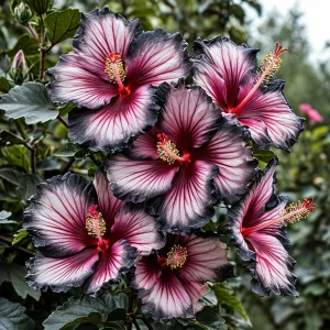 Гибискус садовый Самер Бридж купить по цене от 306р. в интернет-магазине «Посадика» с доставкой почтой в в Копейске и по всей России – [изображение №1].