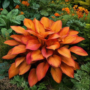 Хоста Солнечный Нектар купить по цене от 605р. в интернет-магазине «Посадика» с доставкой почтой в в Копейске и по всей России – [изображение №1].